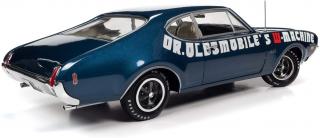 Oldsmobile Cutlass 442 1969 2-Door Coupe *Dr Oldsmobile`s W-Machine*, trophy blue Auto World 1:18